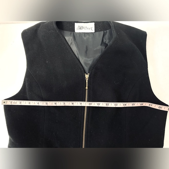 D’Oraz- ladies 90’s wool cashmere vest - Picture 4 of 5